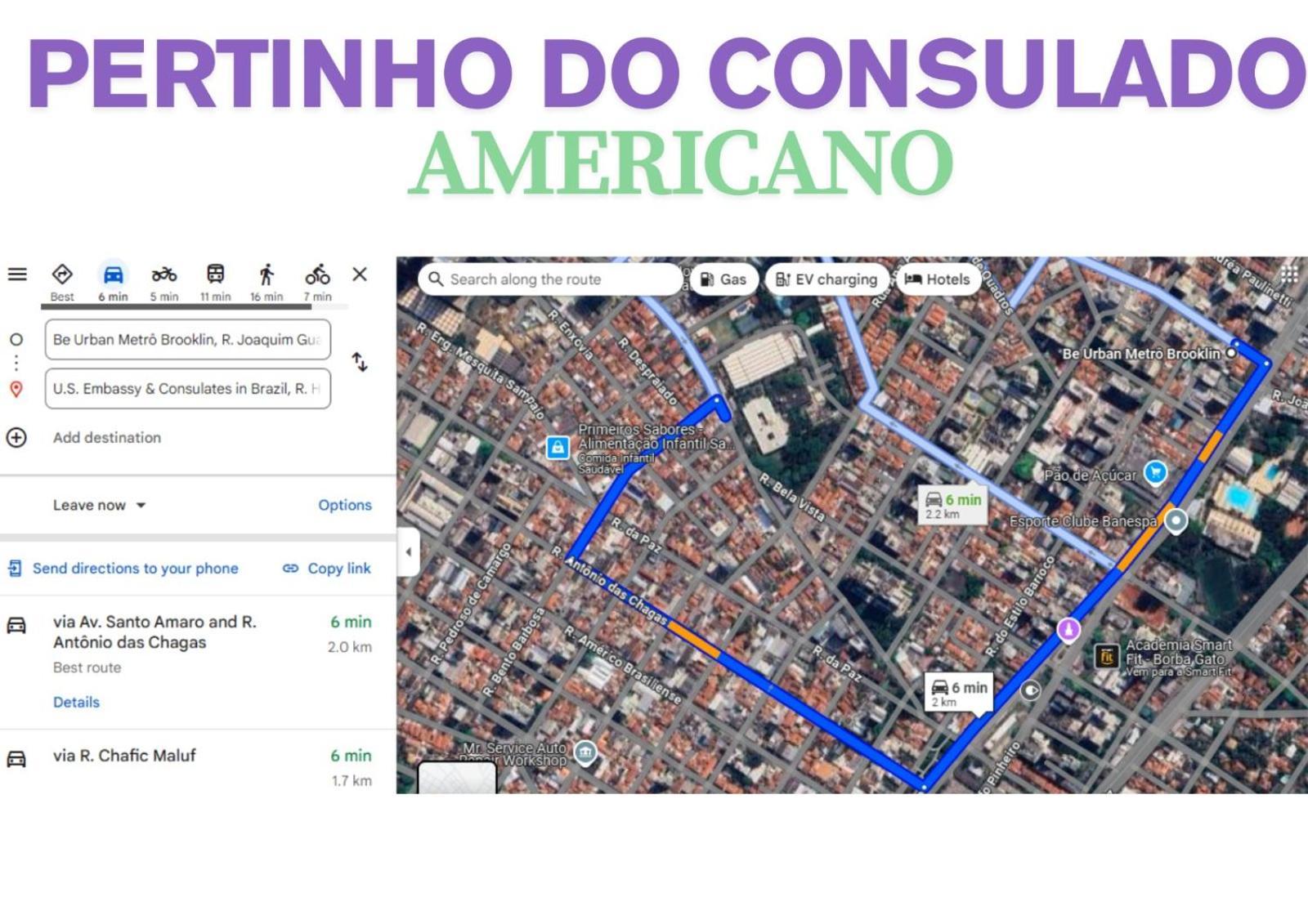 סאו פאולו Studio - Brooklin - Consulado Americano מראה חיצוני תמונה